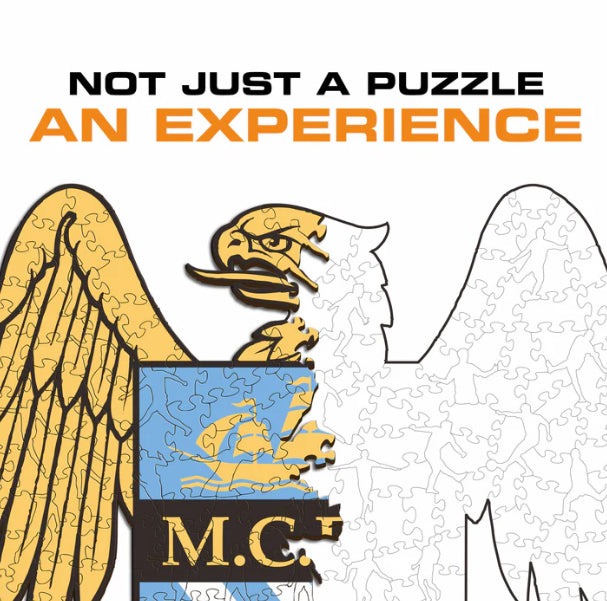 Iconic Puzzles Puzzle Man City FC Retro Logo – 270 Teile – 37,5×35 cm – ab 10 J. – Holz – mehrfarbig – FSC