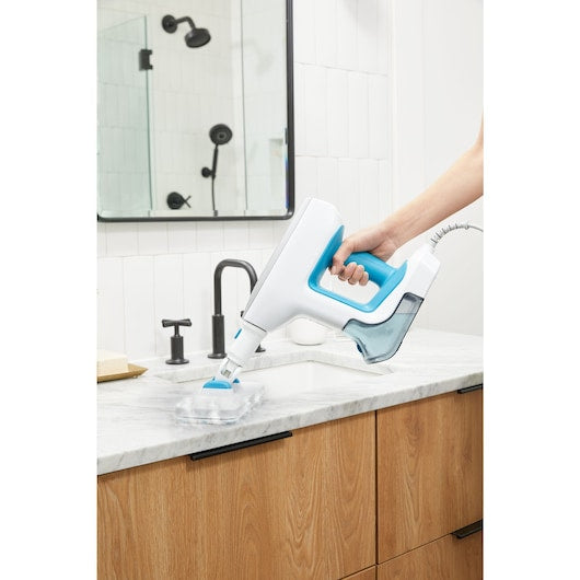 Black & Decker Dampfbesen – 500 ml, türkis, für Polstermöbel