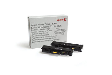 Xerox 106R02782 Schwarz Toner – Original – 2er-Pack – je 6'000 Seiten – für Xerox Phaser 3052/3260 u. a.