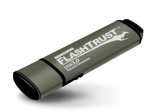 iStorage Kanguru FlashTrust – 32 GB USB 3.2 Gen 1 (USB Typ A), Schreibschutz, 230 MB/s Lesen, 45 MB/s Schreiben