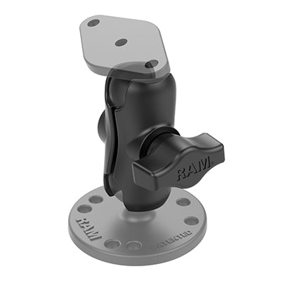 RAM Mounts RAM-B-201U-A – Doppel-Socket-Arm, Schwarz, 61,4 mm