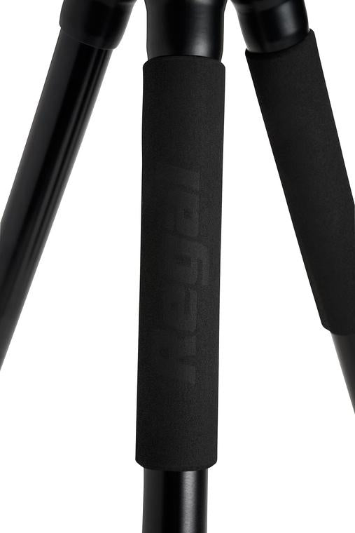 Celestron 82052 Stativ – bis 174,6 cm, Traglast 4 kg, 4 Segmente, eingeklappt 62,8 cm – Schwarz