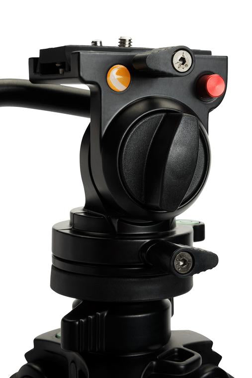Celestron 82052 Stativ – bis 174,6 cm, Traglast 4 kg, 4 Segmente, eingeklappt 62,8 cm – Schwarz