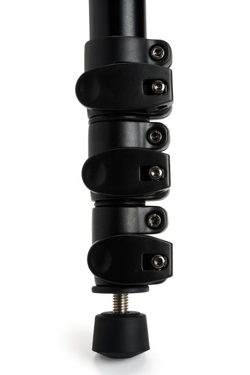 Celestron 82052 Stativ – bis 174,6 cm, Traglast 4 kg, 4 Segmente, eingeklappt 62,8 cm – Schwarz