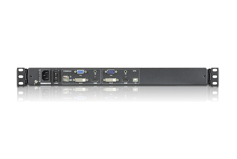 ATEN CL6700MW – KVM Konsole – 19" Rack, 1U, 17,3" Full HD (1920×1080), Schwarz