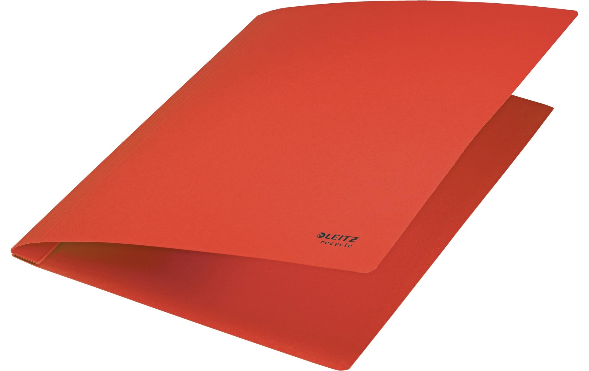 Leitz Schnellhefter für A4, Kunststoff (recycelt), rot – bis 250 Blatt – 10 Stk