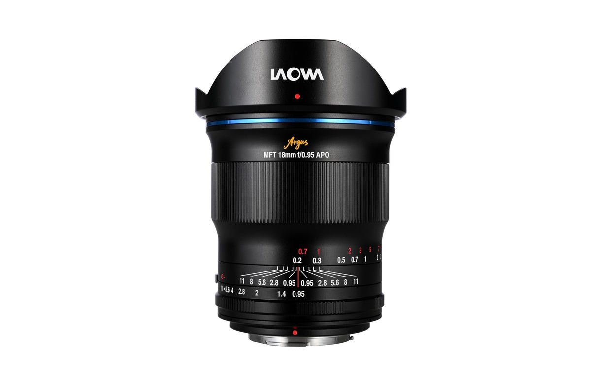Laowa Argus 18mm f/0.95 CF APO MFT-Objektiv – Manuell – 62 mm Filtergewinde