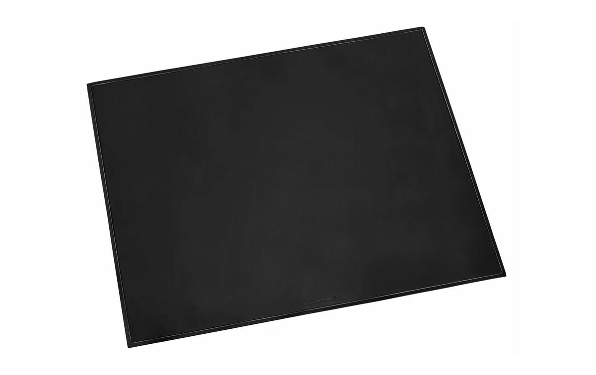 Laufer LÄUFER – Schreibtischunterlage Synthos – 520 × 650 mm, Kunststoff, Schwarz, rutschfest