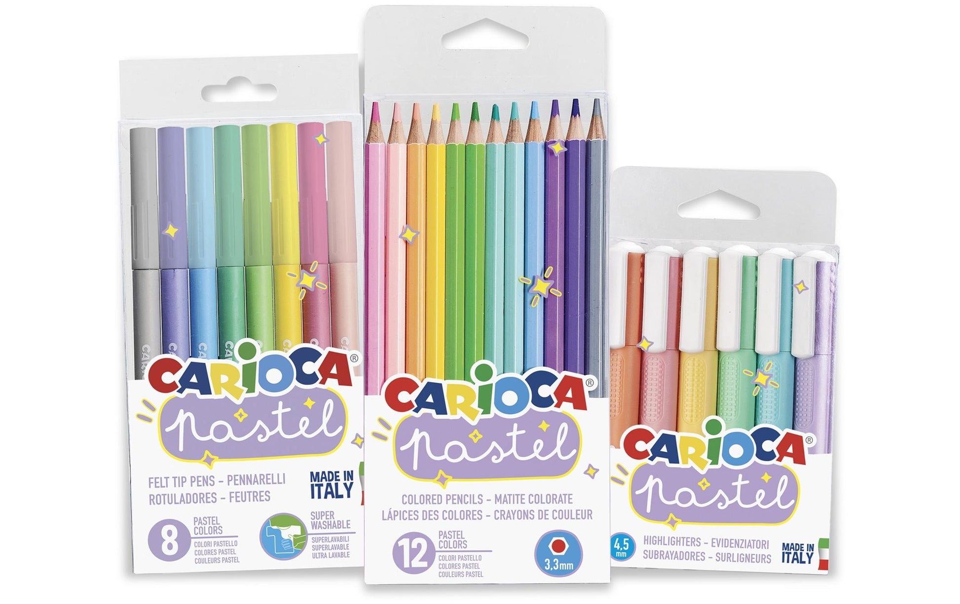 Carioca Set Pastell Farbstifte – 26 Stk.