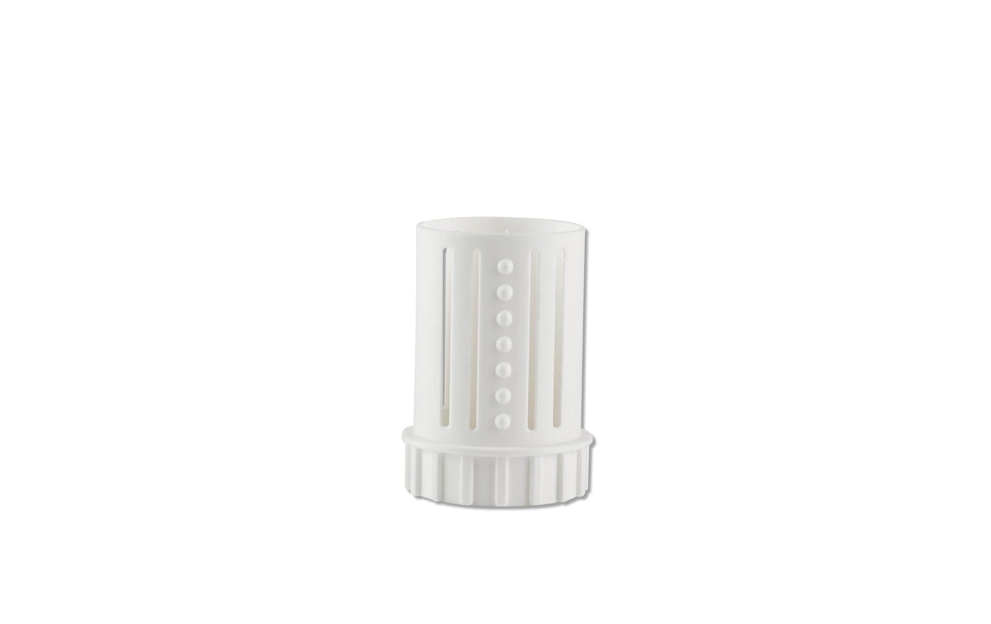 Abfluss-fee Abflussstopfen LED 4,5 V – Ø6,5 cm, Kunststoff, Chrom/Weiss