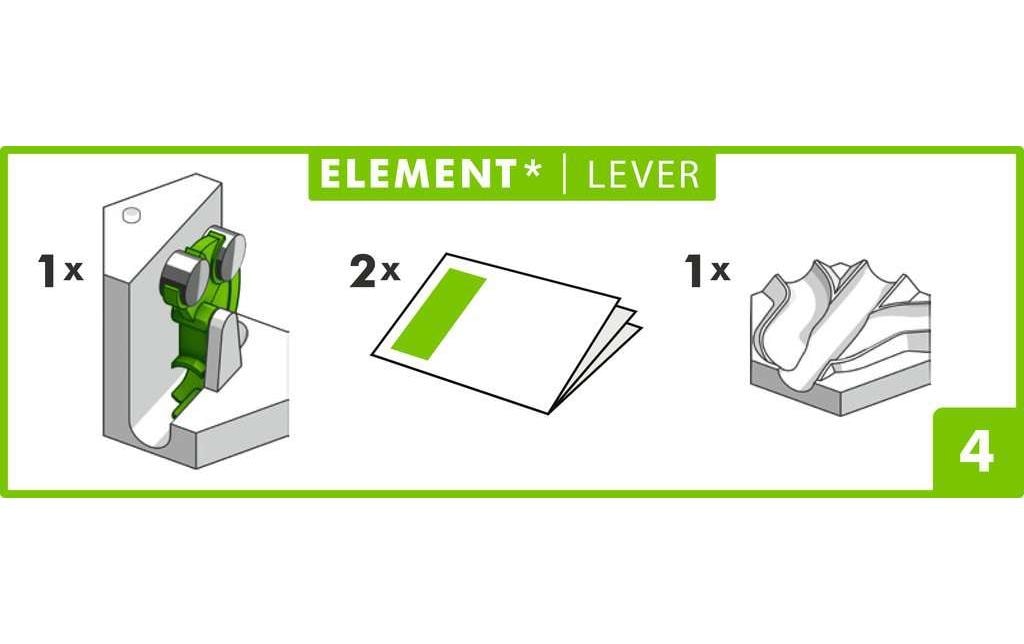 Ravensburger GraviTrax Power Lever Kugelbahn – ab 8 Jahren – Kunststoff – grün/grau