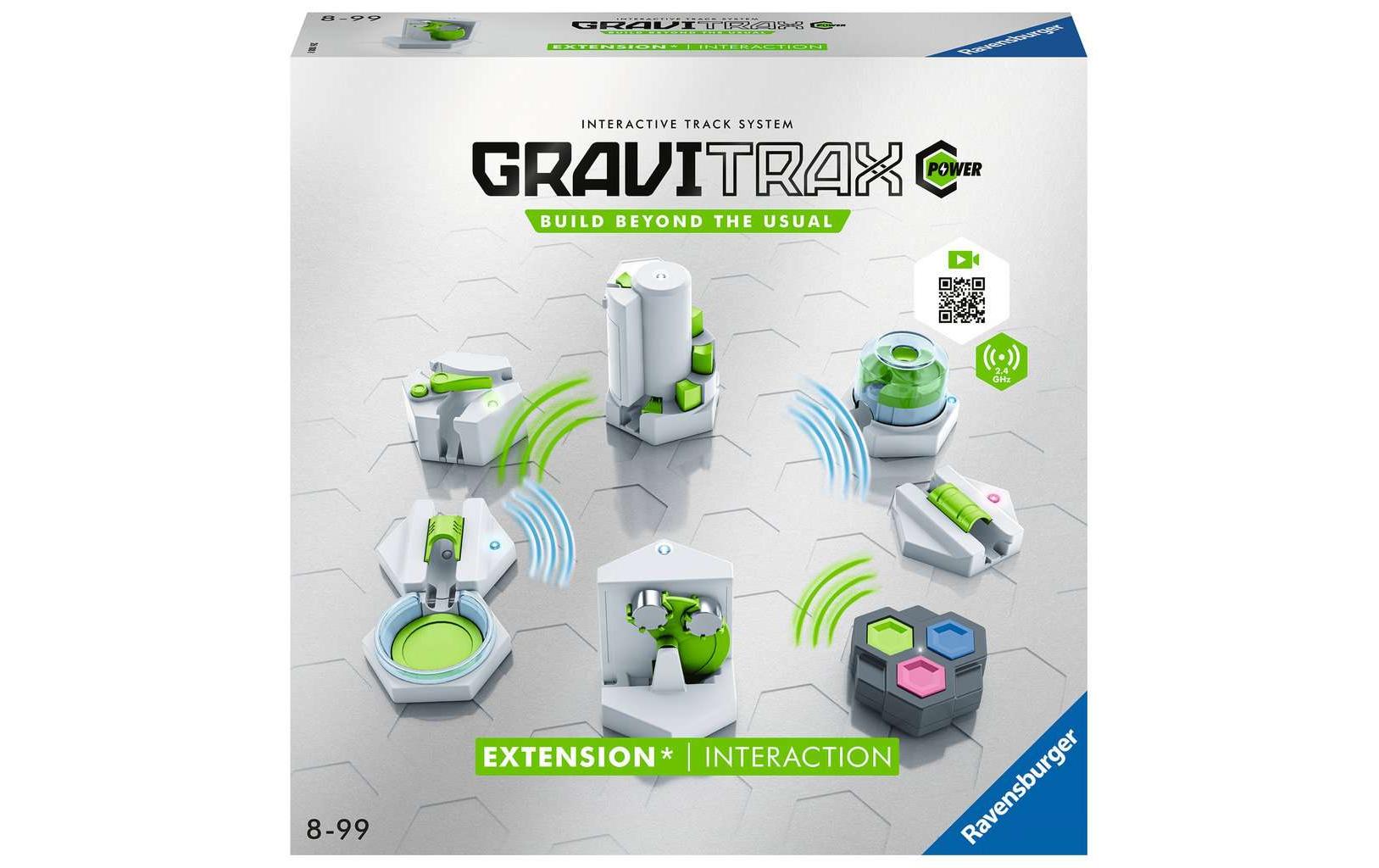 Ravensburger GraviTrax Power Interaction Spielzeug-Murmelbahn – 13-teilig – ab 8 Jahren – Kunststoff – Mehrfarbig
