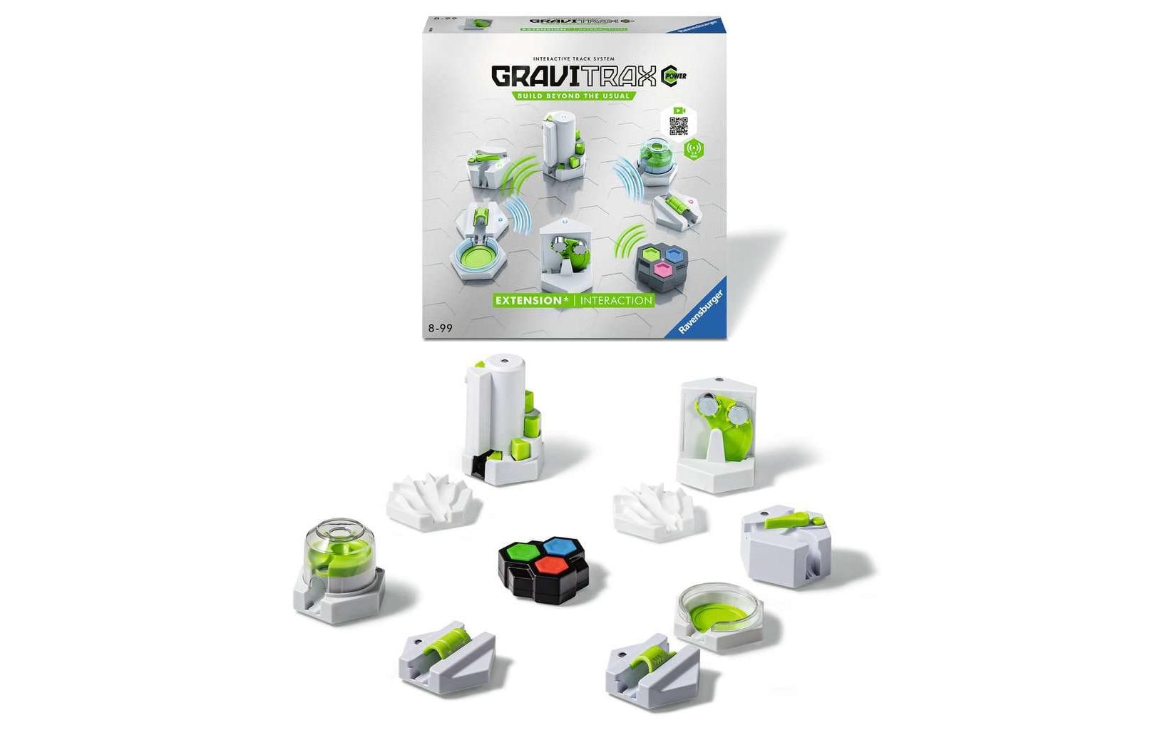 Ravensburger GraviTrax Power Interaction Spielzeug-Murmelbahn – 13-teilig – ab 8 Jahren – Kunststoff – Mehrfarbig