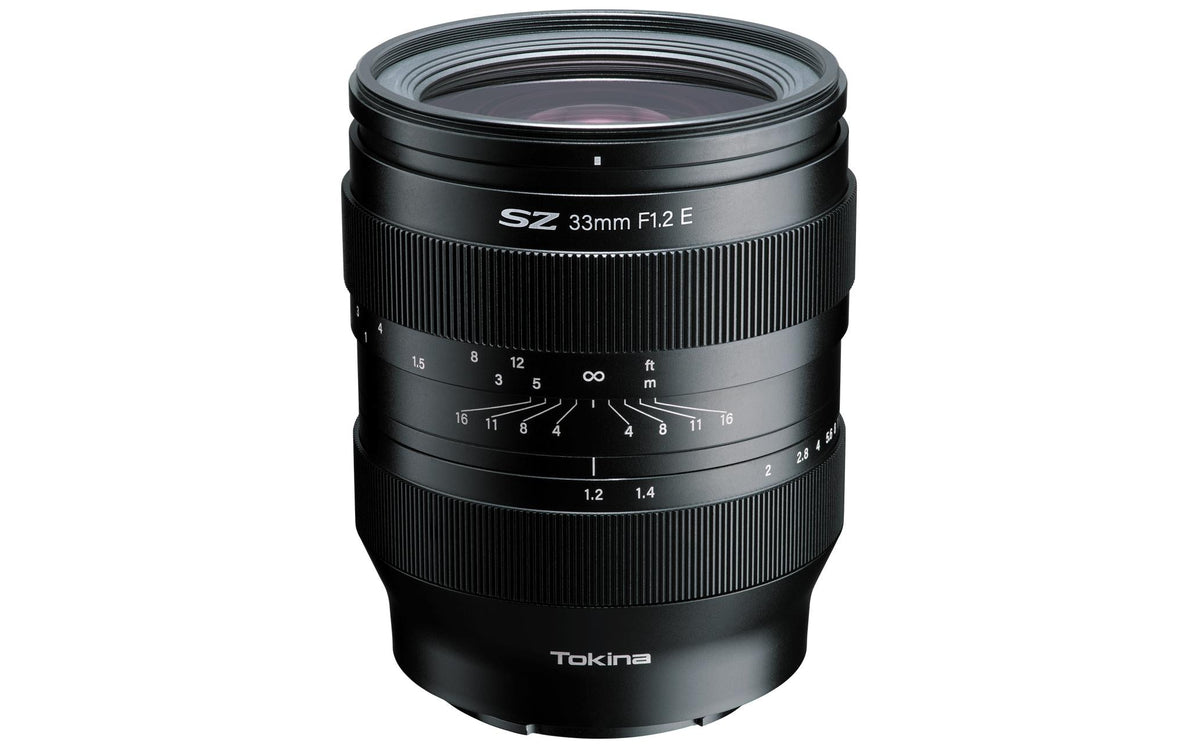 Tokina SZ 33mm f/1.2 Objektiv – Sony E-Mount, APS-C, manuell, 62 mm Filter