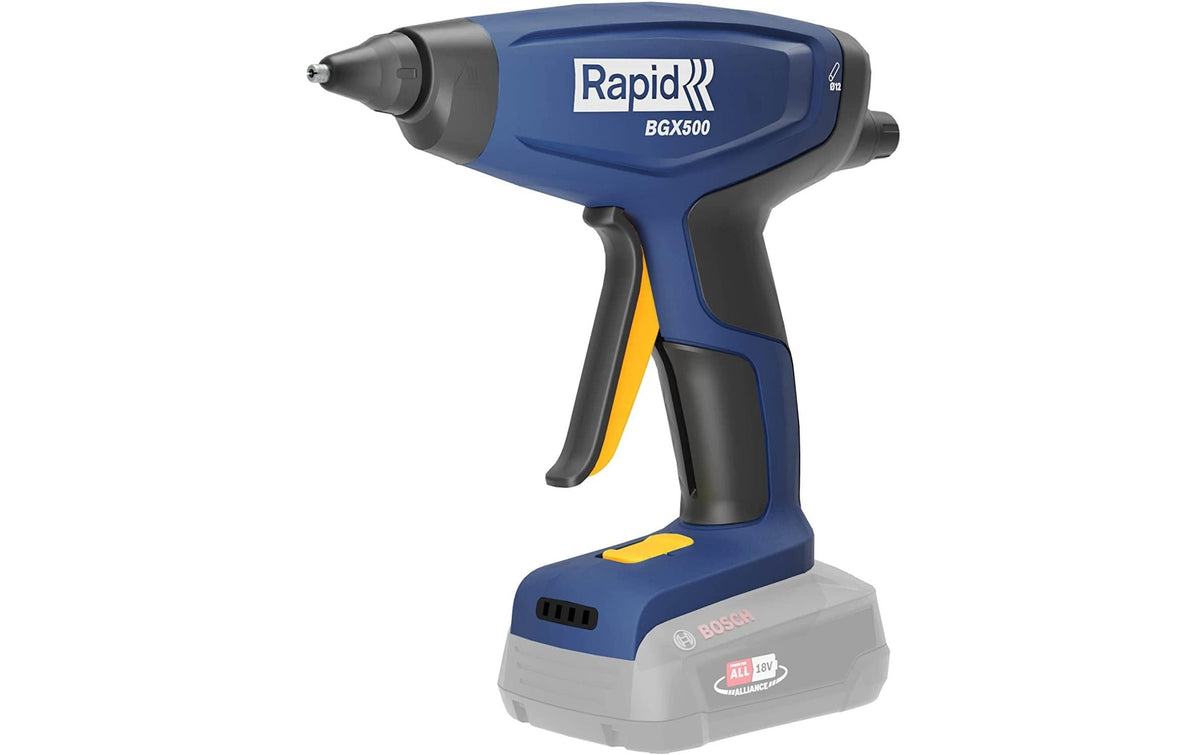 Rapid Heissklebepistole BGX500 – 18 V – Solo – Aufwärmzeit 3 min