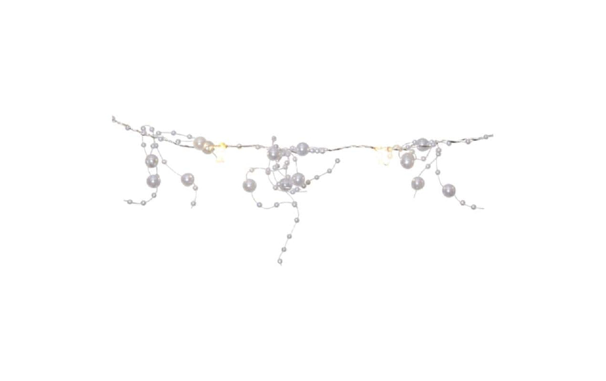 Star Trading Lichterkette – Starterset, 2,4 m, 1,2 W, Warmweiss, Weiss, Timer, Batteriebetrieb