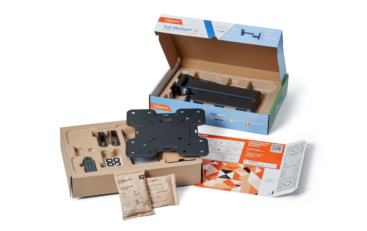 Vogel's Vogels 6VO TVM 3245B – Wandhalterung, neigbar, für 40", VESA 75×75, bis 15 kg, schwarz