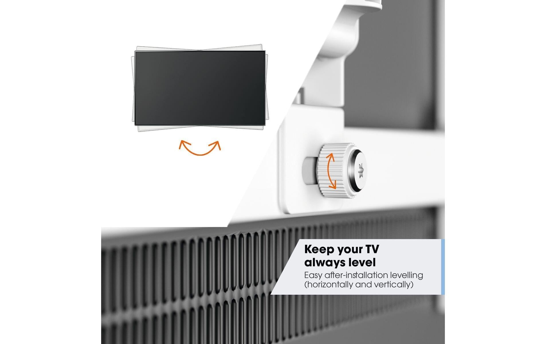 Vogel's Vogels 6VO TVM 3445W – Wandhalterung, neigbar, für 32", VESA 100×200, bis 25 kg, weiss