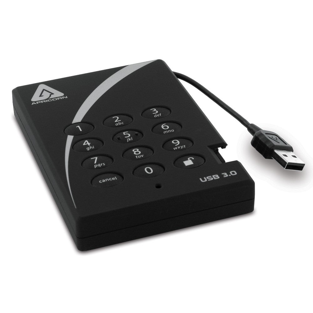 Apricorn HDD 2 TB verschlüsselt – USB 3.0