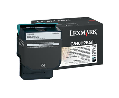 Lexmark C540H2KG (0C540H2KG) Schwarzer Toner – Original – 2'500 Seiten – für Lexmark X544dn/X544dtn/X544n und andere