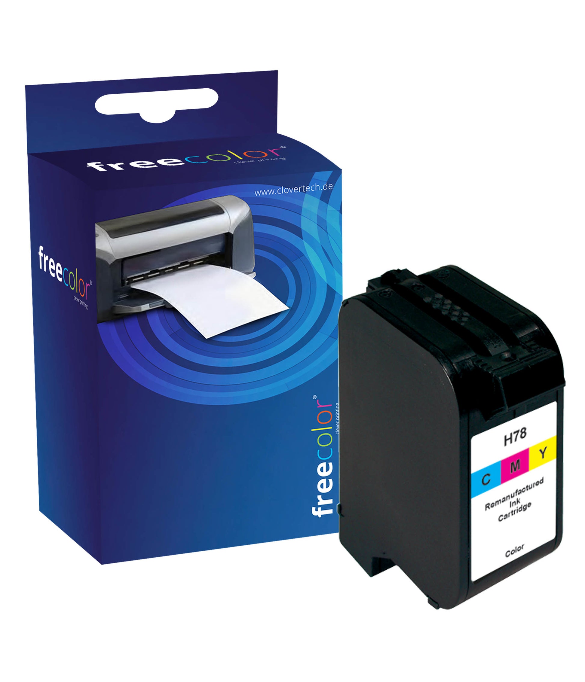 Freecolor 78 Dreifarbig Tintenpatrone (Kompatibel) – 560 Seiten – für HP