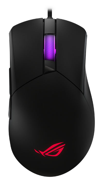 ASUS ROG Gladius III Core – Gaming-Maus – Kabelgebunden (USB-A), 12000 DPI, Rechts, Schwarz