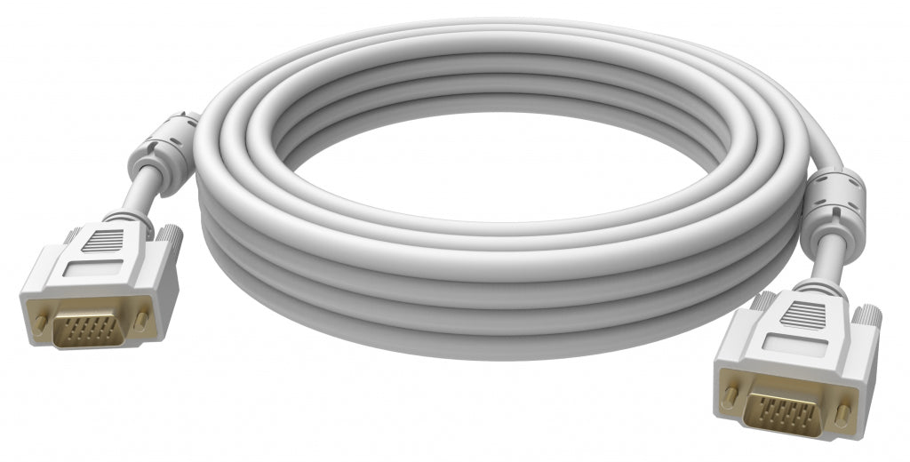 Vision VGA Kabel (D-Sub 15-pol M–M) – 3 m – Weiss