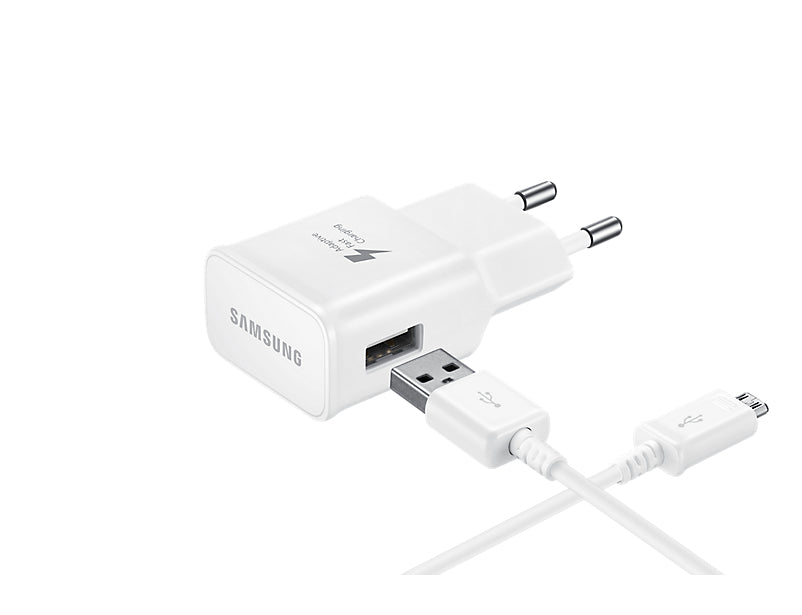 Samsung EP-TA20EWEU USB-Ladegerät – USB-A×1 – für Galaxy Note 4 – Weiss