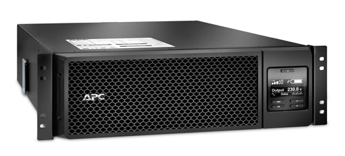 APC Smart-UPS SRT 5000VA RM USV 5 kVA/4500 W Online – Rackmount 3U – C13/C19×10, Festverdrahteter Eingang