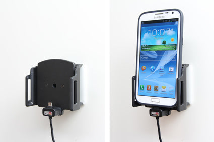 Brodit Active Halter Kfz-Ladehalterung – Zigarettenanzünder – für Smartphones 7,5–8,9 cm – schwarz