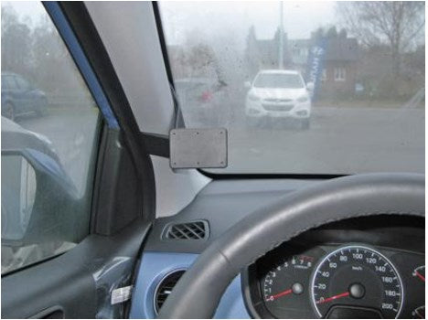Brodit ProClip Auto-Halterung, Passive Halterung – für Hyundai i10 2014–2015 – Schwarz, ABS-Kunststoff