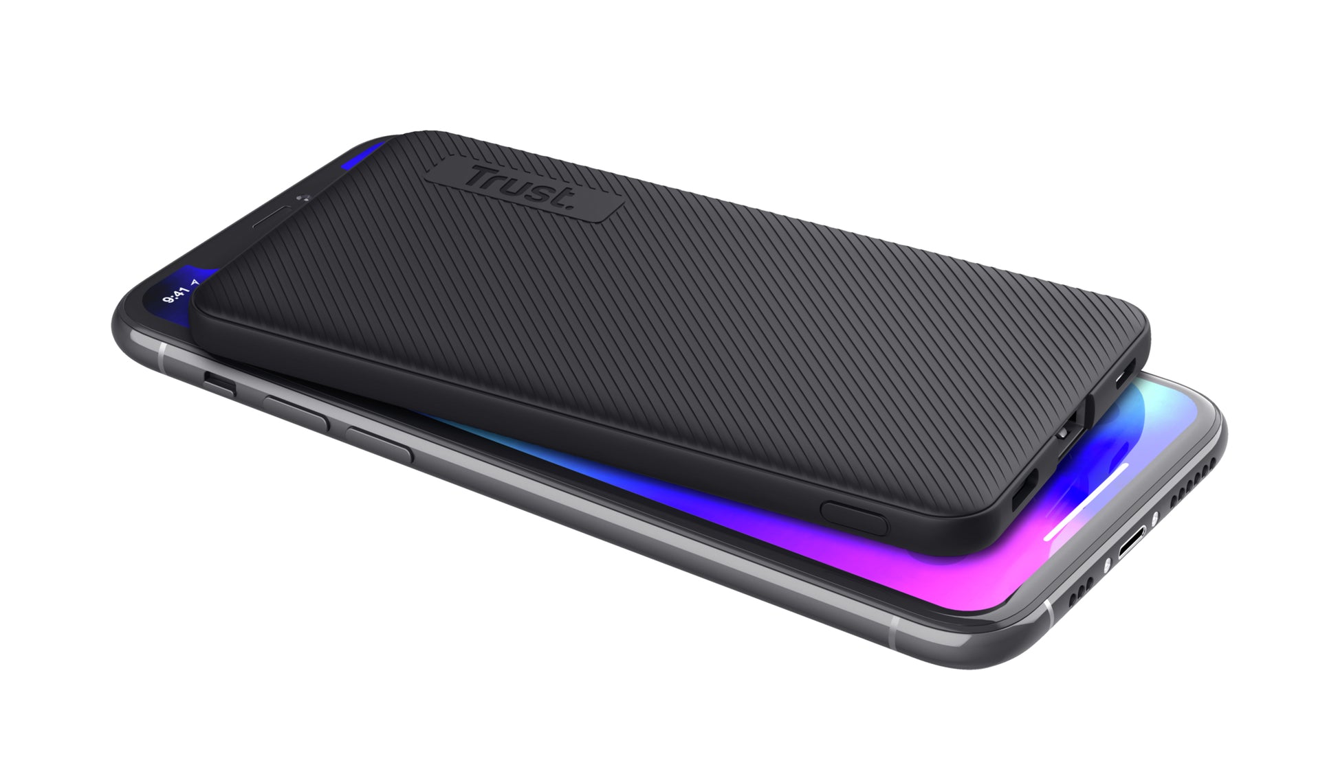 Trust Primo Powerbank 5'000 mAh – 18,5 W PD, 1× USB-C, 1× USB-A, schwarz