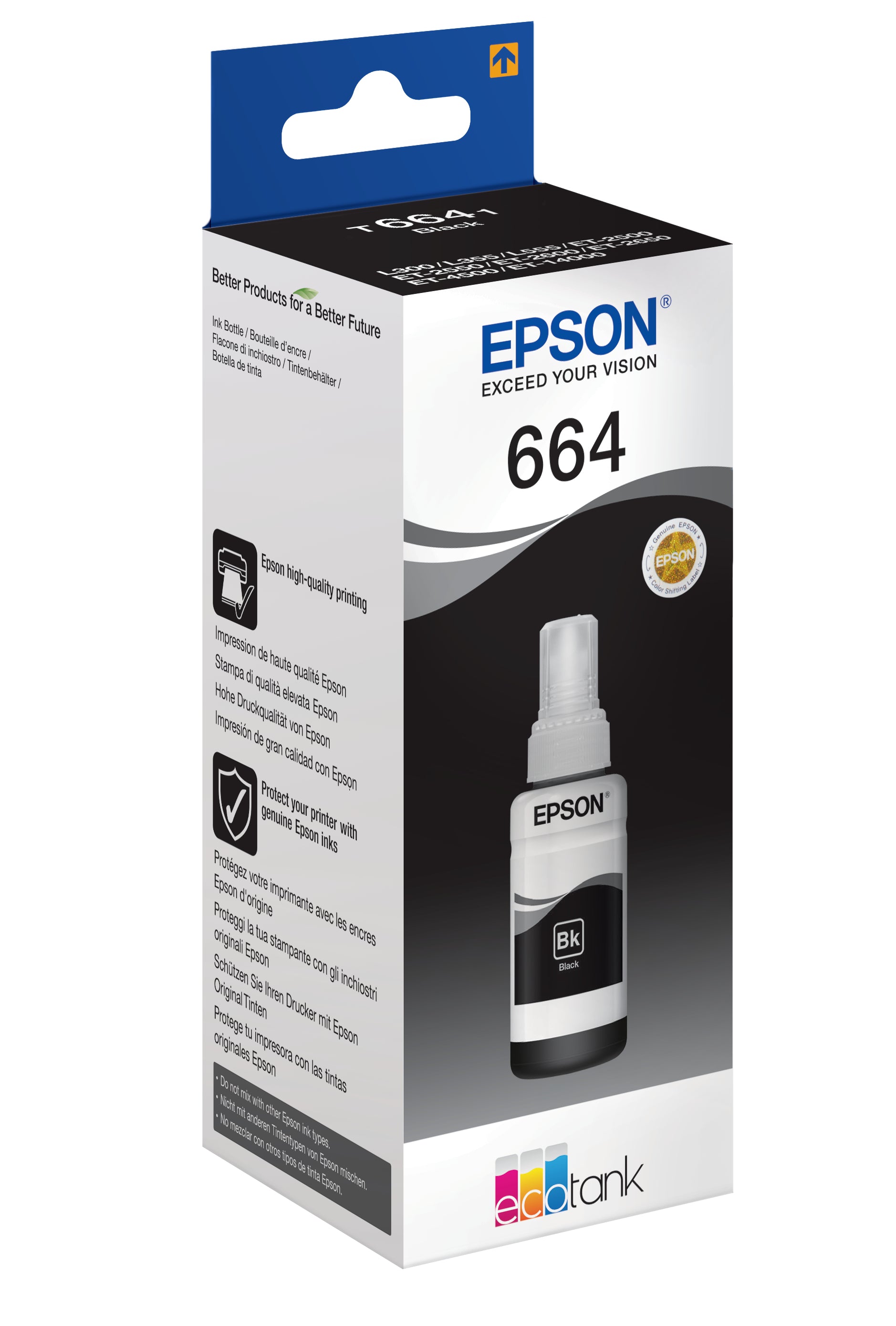 Epson Tintenpatrone T6641, Schwarz