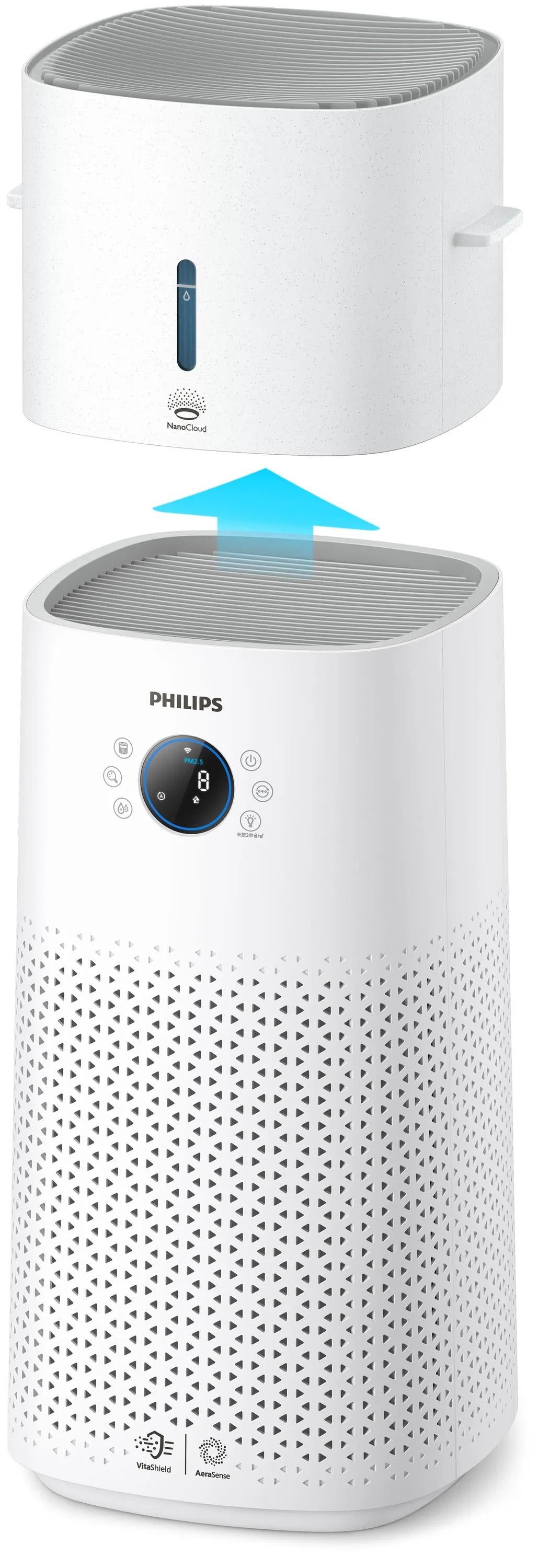Philips Luftreiniger AC3737/10 – CADR 505 m³/h, bis 131 m², HEPA 13, WLAN, App-Steuerung, 55 dB