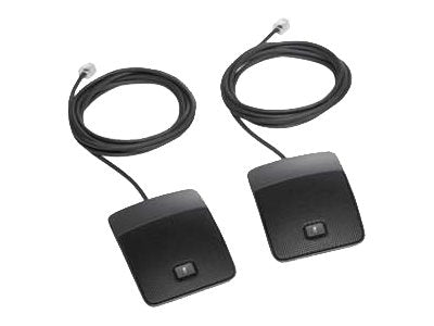 Cisco CP-MIC-WIRED-S Erweiterungsmikrofon 2er-Set – Kabelgebunden, für Cisco 8831, Schwarz