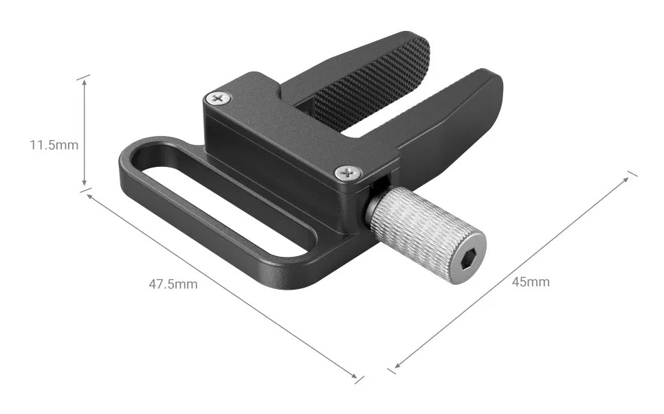 SmallRig 3637 Kabelklemme – 1/4" Gewinde – für ausgewählte Kamera-Cages – Schwarz