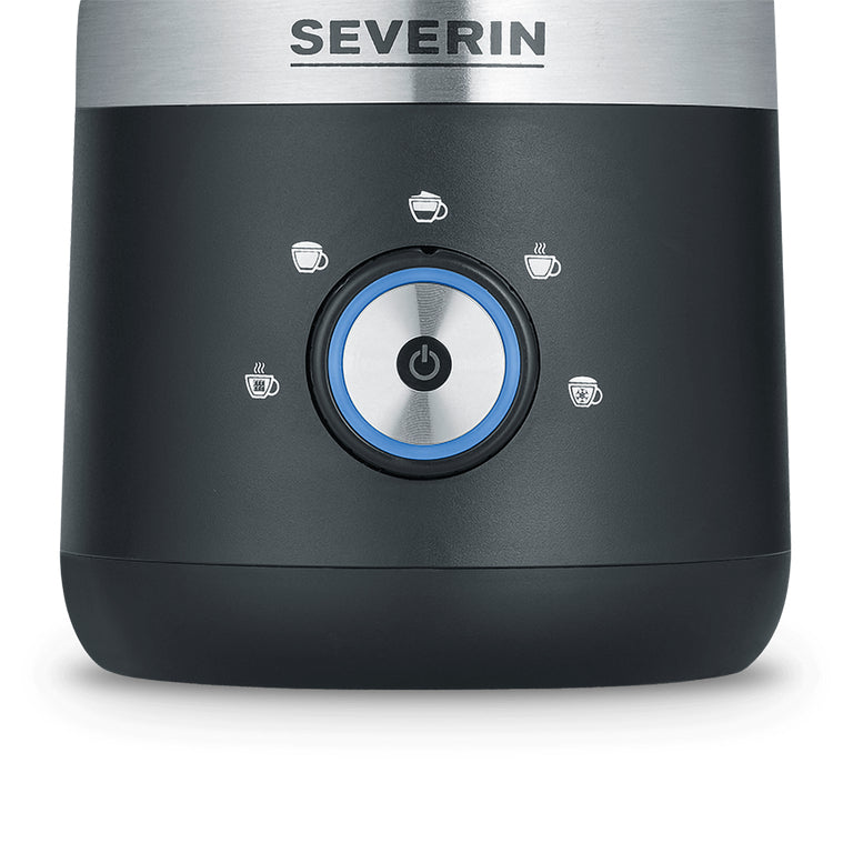 Severin Milchaufschäumer SM 3588 – 300 ml, 550 W, Heiss & Kalt – Schwarz/Edelstahl
