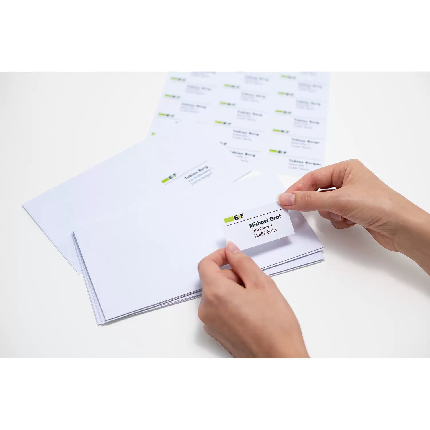 HERMA Schuletiketten – 105 × 42 mm, 14 Etiketten/Blatt, 100 Blätter, Papier, permanent haftend