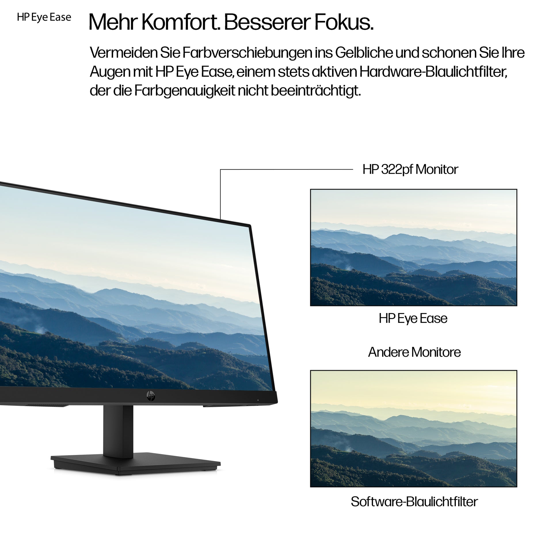 HP 322Pf – 21,5", 1920 × 1080 (Full HD), IPS, 100 Hz