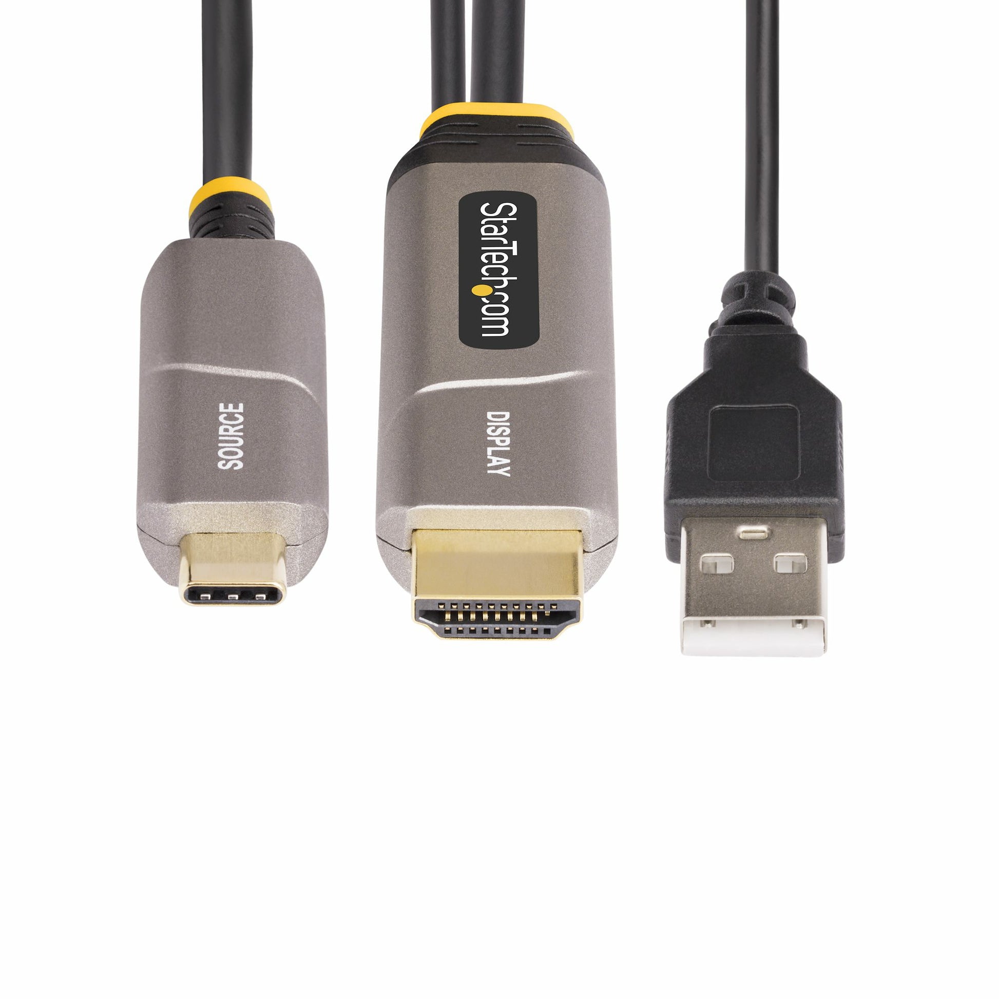 StarTech.com USB-C auf HDMI Kabel HDMI 2.1 4K 60 Hz – 15,2 m – AOC, HDR