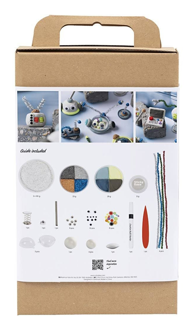 Creativ Company Knete-/Modelliermasse-Set – Roboter – ab 6 Jahren