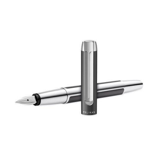 Pelikan PURA – Federspitze M – Anthrazit – Patronen