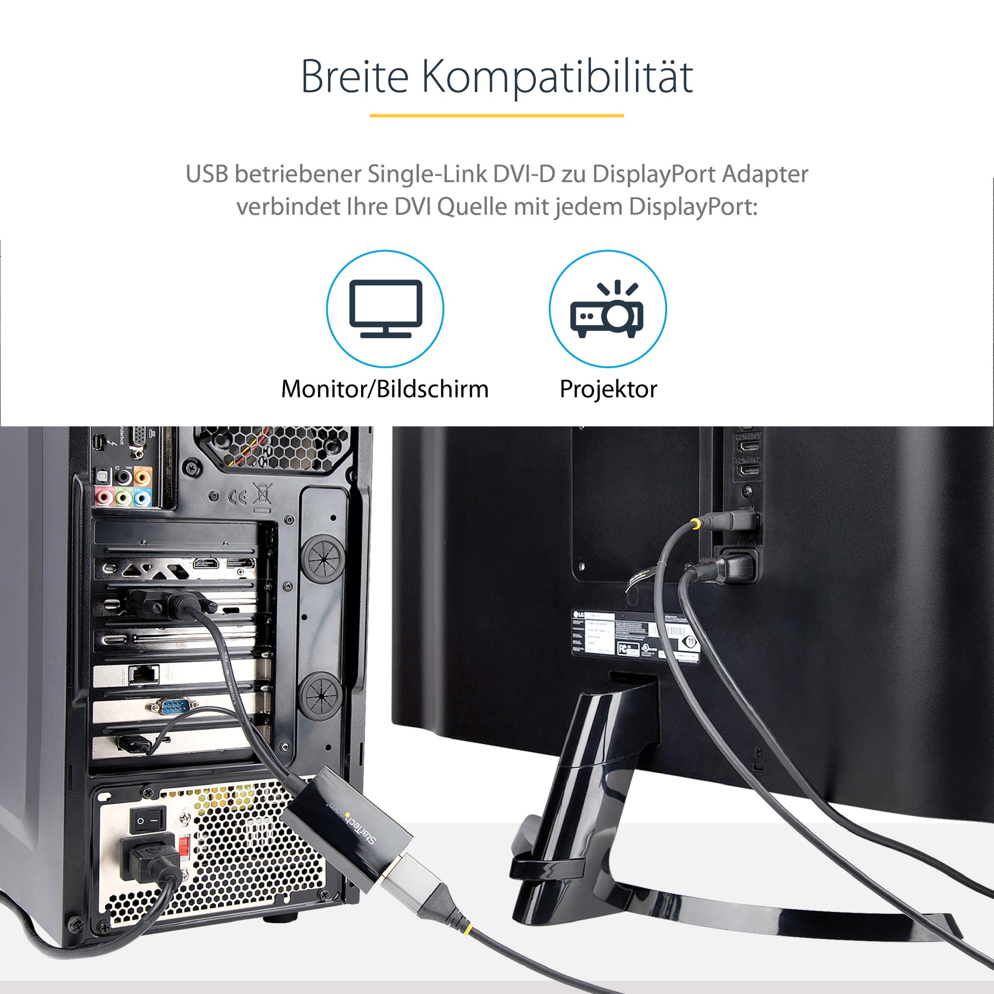 StarTech.com DVI auf DisplayPort Adapter