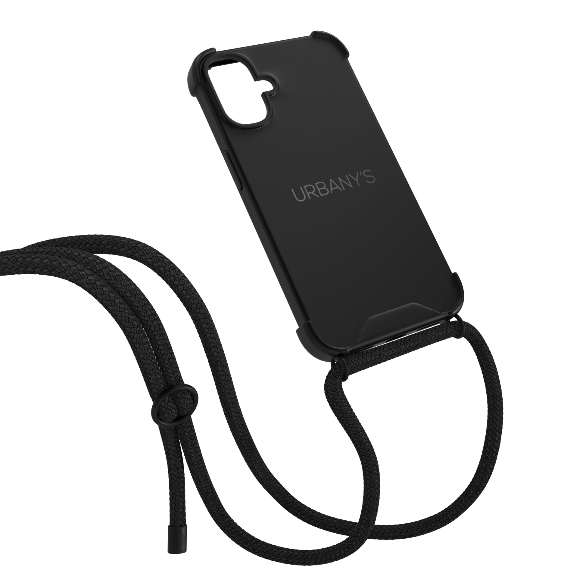 Urbany's Necklace-Hülle – für Apple iPhone 17 Pro Max – schwarz – mit Kordel