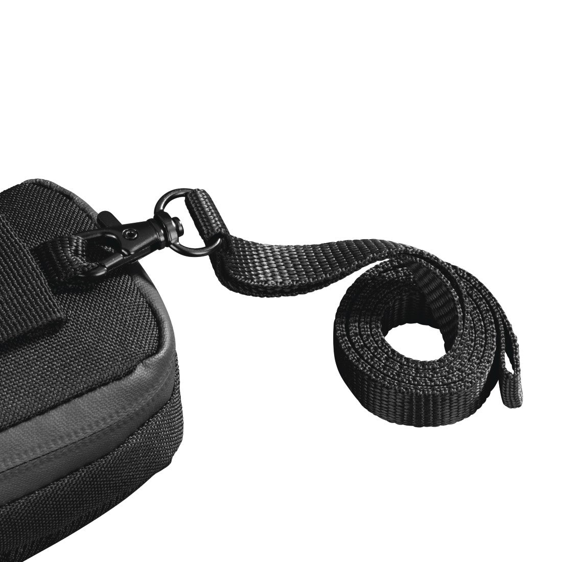 Hama Matera Kompaktes Etui – Polyester – Schwarz – Innenmasse 75 × 45 × 130 mm
