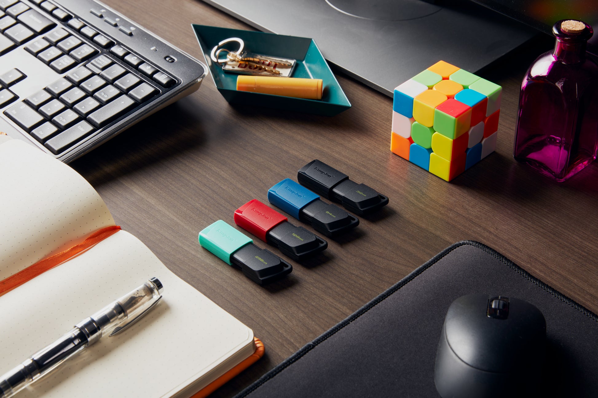 Kingston Technology Kingston DT Exodia M USB-Stick – 256 GB, USB 3.2 Gen 1, Schwarz + Türkis