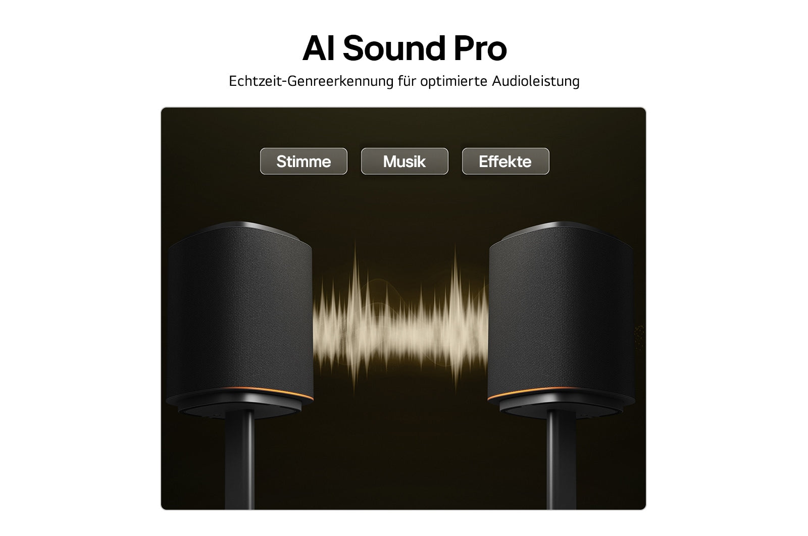 LG M5.AEUTLLK – Smart Speaker – Dolby Atmos, Bluetooth 5.4, mit integriertem Subwoofer, 50 W – Schwarz