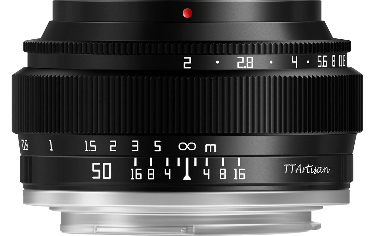 TTArtisan F5020-B-E 50 mm f/2 Objektiv – Sony E – für Sony A7, A7 II, A7 III und andere
