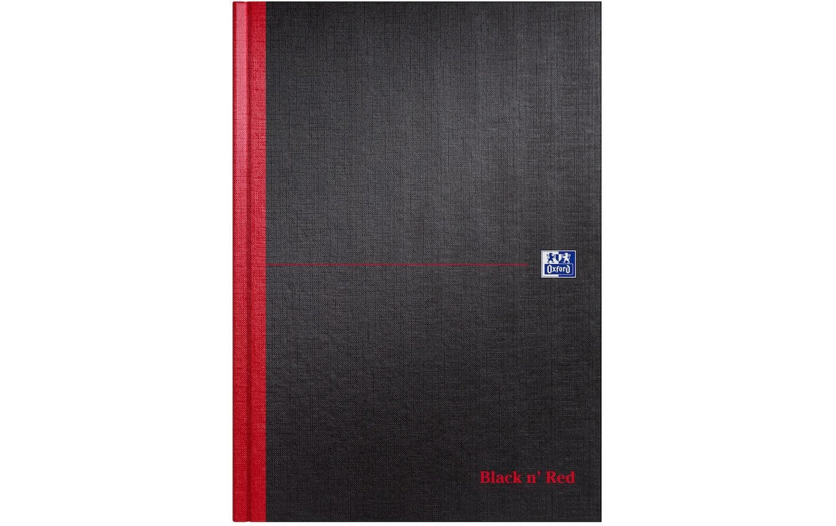 Oxford Notizbuch – A4 – blanko – 96 Seiten – 90 g/m² – Hardcover, rot