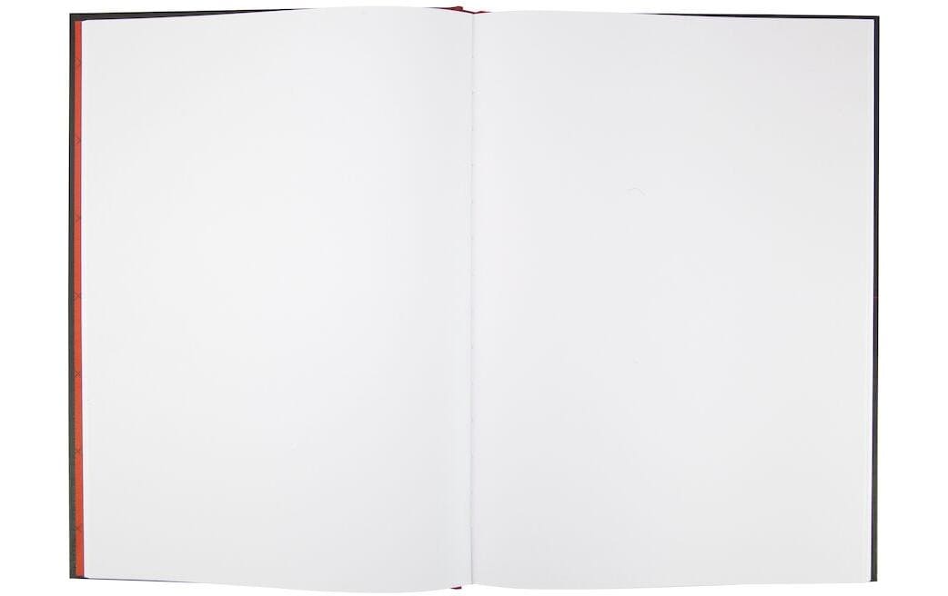 Oxford Notizbuch – A4 – blanko – 96 Seiten – 90 g/m² – Hardcover, rot